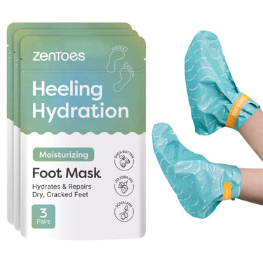 Moisturizing Foot Masks - 3 Pairs - ZenToes